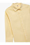 Cotton Long Sleeve Buttoned Basic Shirt - 3