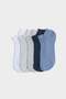 Women's Comfortable Elastic 5-Piece Booties Socks H0960Axns
