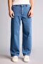 Ultra Soft Soft Textured Wide Leg Jean Trousers H2888Ax26Sp - 3