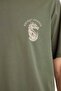 100% Cotton Boxy Fit Printed T-Shirt F9751Ax26Sp - 5