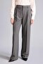 Wide Leg Zippered High Waist Standard Length Trousers G8295Ax26Sp - 4