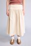 A-Line High Waist Poplin Midi Skirt F7993Ax26Sp - 3