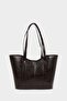 Women's Faux Leather Shoulder Bag H2859Axns - 3