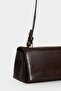 Women's Faux Leather Baguette Bag F1240Axns - 3