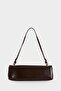 Women's Faux Leather Baguette Bag F1240Axns - 5