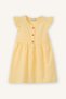 100% Cotton Flared Poplin Dress for Baby Girl Z7402A226Sm