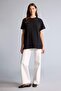 100% Cotton Regular Fit Crew Neck Short Sleeve Tunic F9798Ax26Sp - 2