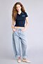 Fitted Polo Collar Rib Knit T-Shirt H1086Ax26Sp - 2