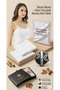 2-Piece Women's Bamboo Cotton Piece Undershirt – Beech Wood Fiber, Anti-Sweat, Breathable - 2