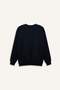 Cotton Boxy Fit Oversized Crew Neck Pique Sweatshirt H1001Ax26Sp - 3