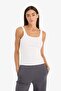 Slim Fit Basic Ribbed Camisole Undershirt E5540Ax26Sp - 3