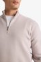 Ultra Soft Standard Fit Zippered High Neck Knitwear Sweater F7158Ax25Wn - 5