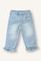 100% Cotton Ruffled Wide Leg Pants for Baby Girl G8468A526Sp