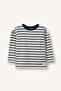 100% Cotton Oversize Striped T-Shirt for Baby Boy G7476A526Sp