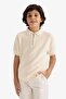 100% Cotton Polo Collar Zippered Sweater for Boys G6605A826Sp - 3
