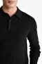 Standard Fit Polo Collar Knit Sweater F7576Ax25Wn - 5