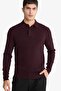 Standard Fit Polo Collar Knit Sweater F7576Ax25Wn - 3