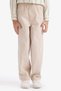 100% Cotton Barrel Fit Straight Leg Gabardine Trousers for Boys G8336A826Sp - 4