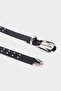Women's Oval Buckle Faux Leather Classic Belt G7075Axns - 3