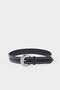 Women's Animal Print Oval Buckle Faux Leather Casual Belt G7337Axns