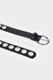 Women's Oval Buckle Faux Leather Classic Belt G7076Axns - 3