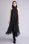 Cowl Neck Polka Dot Chiffon Midi Dress G7738AX26SP - 3