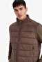 Ultra Soft Slim Fit Stand Collar Lined Suede Vest F7753Ax26Sp - 6