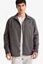 Relax Fit Polo Collar Gabardine Long Sleeve Shirt G6595Ax25Wn