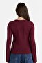 Slim Fit Crew Neck Ribbed Camisole Long Sleeve T-Shirt G7708Ax25Wn - 4