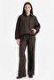 Wide Leg Double Pocket Regular Waist Straight Leg Checkered Trousers G8259Ax25Wn - 2