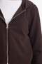 Slim Fit Hooded Zippered Sweatshirt G1033Ax25Wn - 4