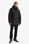 Warm Water Repellent Regular Fit Hooded Zippered Windproof Parka Coat F3793Ax25Wn - 2