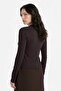 Cotton Slim Fit Half Turtleneck Ribbed Long Sleeve T-Shirt G7701Ax25Wn - 4