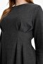 Crew Neck Waist-Fitted Long Sleeve Tunic F9781Ax25Wn - 4
