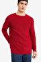 Standard Fit Crew Neck Basic Long Sleeve Knit Sweater A8458Ax25Wn - 3