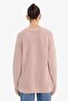 Regular Fit Crew Neck Basic Long Sleeve Knitwear Sweater H6905Az25Wn - 5