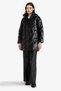 Waterproof Water Repellent Relax Fit Hooded Faux Leather Parka F2884Ax26Sp - 2