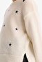 Crew Neck Embroidered Sweater for Girls G5430A825Au - 3