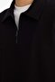 Boxy Fit Polo Neck Half Zip Pique Sweatshirt G6471Ax25Wn - 4