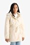 Water Repellent Hooded Belted Raincoat Girls' C5230A825Au - 3