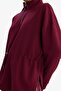 Warm Long Fit High Neck Modal Sports Sweatshirt with Elastic Waist and Half Zipper G4367Ax25Wn - 4