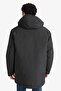 Water Repellent Regular Fit K Hooded Double Pocket Zippered Snap Fastener Coat F5701Ax25Wn - 7