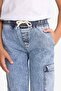 Jogger Fit Extra Flexible Elastic Waist Jean Trousers for Boys G2775A825Au - 6