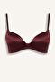 Satin-Coated Half-Padded Non-wired T-Shirt Bra F7607AX25WN - 4