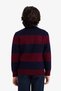 Polo Collar Color Blocked Knitwear Sweater for Boys G5339A825Wn - 6