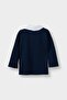 Shirt Collar Printed Waffle Sweatshirt Baby Boy G4425A525Wn - 3