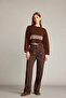 Crop Crew Neck Embroidered Knitwear Sweater G6303Ax25Wn - 2