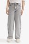 100% Cotton 90's Wide Leg Wide Leg Jean Pants for Girls G4942A825Au - 3