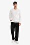 Baggy Fit Straight Leg Trousers with Pockets G5314Ax25Wn