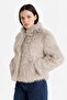 Warm Regular Fit Faux Fur Coat F6415Ax25Wn - 2